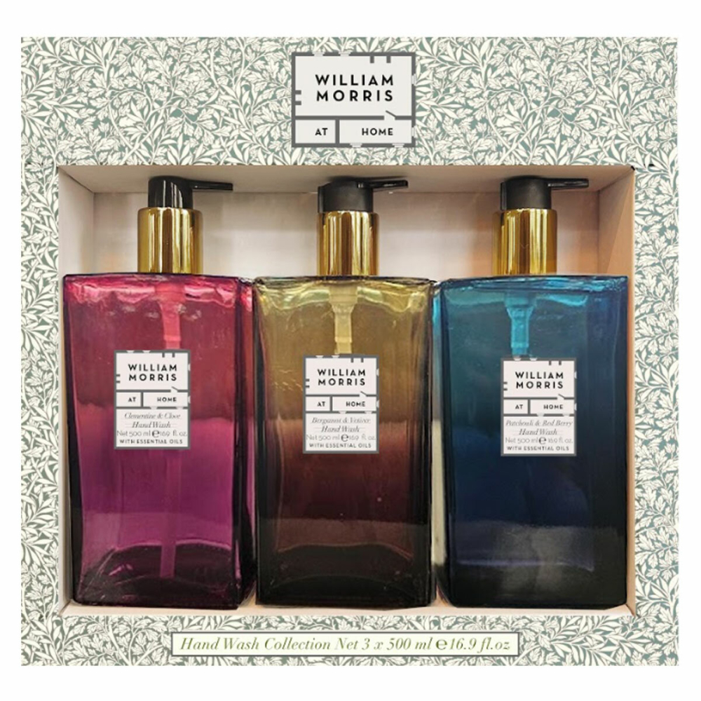 William Morris At Home, Glass Hand Wash 3 x 500ml