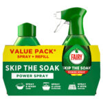 Fairy Skip The Soak Power Spray, 2x Spray & 2x Refill, 2600ml - Image 2