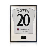 Jarrod Bowen Signed Framed West Ham United Football Shirt with White Mount - Image 9