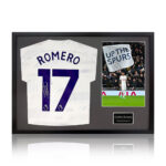 Christian Romero Signed Framed Spurs Shirt including 1 Photo, with WhiteMount - Image 5