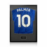 Cole Palmer Signed Framed Chelsea Football Shirt with White Mount - Image 2