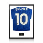 Cole Palmer Signed Framed Chelsea Football Shirt with White Mount - Image 4
