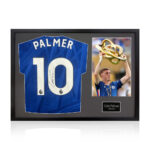 Cole Palmer Signed Framed Chelsea Football Shirt including 1 Photo, with White Mount - Image 5