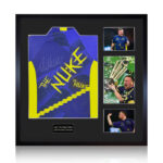 Luke Littler Signed Framed 2025 Snooker Shirt including 3 Photos