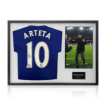 Jermaine Defoe Signed Framed Spurs Shirt with White Mount - Image 3