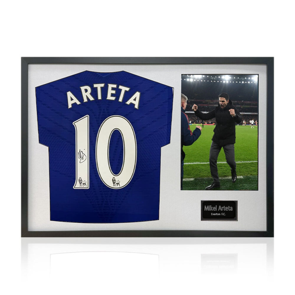 Jermaine Defoe Signed Framed Spurs Shirt with White Mount