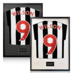 Callum Wilson Signed Framed Newcastle United Football Shirt with White Mount