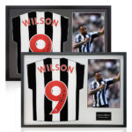 Callum Wilson Signed Framed Newcastle United Football Shirt including 1 Photo, with White Mount