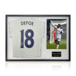 Jermain Defoe Signed Framed Spurs Shirt including 1 Photo, with White Mount - Image 7