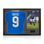 Jermain Defoe Signed Framed Rangers Football Shirt including 1 Photo, with White Mount - Image 5