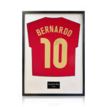 Bernardo Silva Signed Framed Portugal Football Shirt with White Mount - Image 4