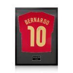 Bernardo Silva Signed Framed Portugal Football Shirt with White Mount - Image 5