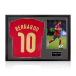 Bernardo Silva Signed Framed Portugal Football Shirt including 1 Photo, with White Mount - Image 5