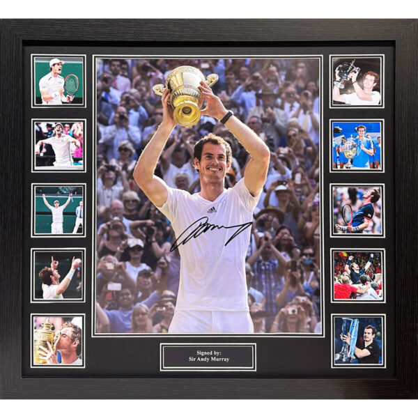 Andy Murray Signed Framed Photograph