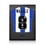 Chris Waddle Signed Framed SWFC Football Shirt with White Mount - Image 5