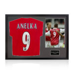 Nicolas Anelka Signed Framed Arsenal Football Shirt including 1 Photo, with White Mount - Image 5