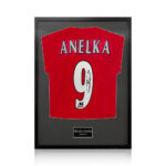Nicolas Anelka Signed Framed Arsenal Football Shirt with White Mount - Image 5
