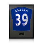 Nicolas Anelka Signed Framed Chelsea Football Shirt with White Mount - Image 5