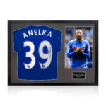 Nicolas Anelka Signed Framed Chelsea Football Shirt including 1 Photo, with White Mount - Image 2