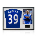 Nicolas Anelka Signed Framed Chelsea Football Shirt including 1 Photo, with White Mount - Image 4