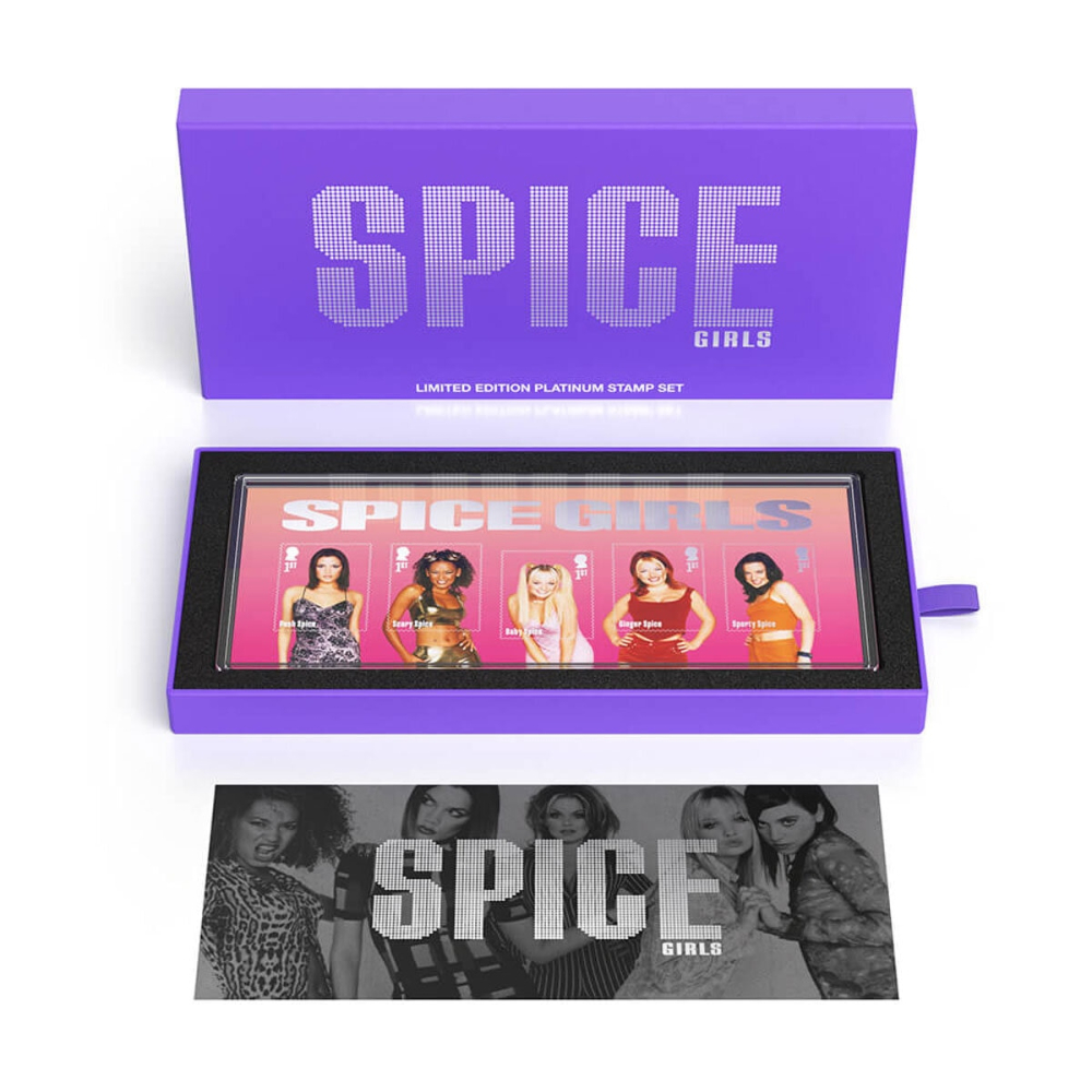Royal Mail® Spice Girls Platinum Miniature Sheet