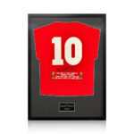 Geoff Hurst Signed Framed England Football Shirt with White Mount - Image 2