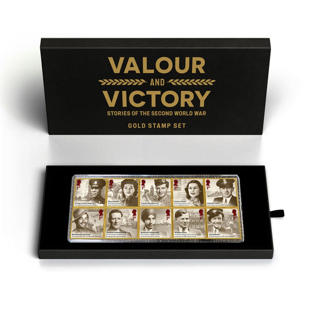 Stories of WWII Gold Stamp Set from Royal Mail®