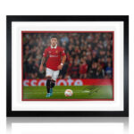 Lisandro Martinez Signed Framed MUFC 22/23 Football Image
