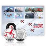 Red Arrows 50p Silver Proof Coin Cover from Royal Mail® and The Royal Mint