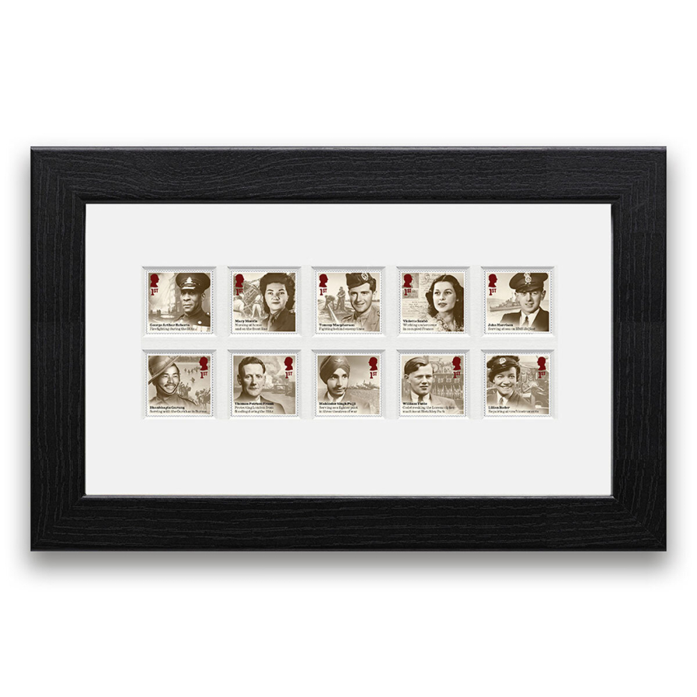 Stories Of WWII Framed Stamp Set from Royal Mail®