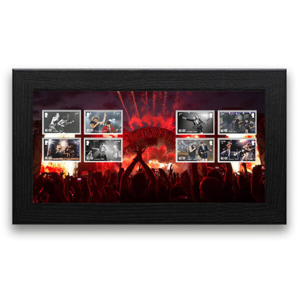 AD/DC Framed Stamps from Royal Mail®