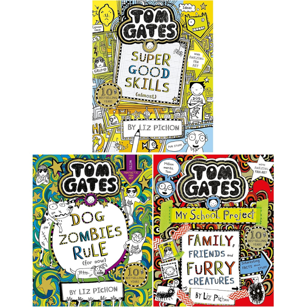 Tom Gates Refreshed x3 Book Collection