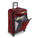 Briggs & Riley ZDX 74cm Large Expandable 4 Wheel Spinner Suitcase in Brick - Image 7