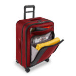 Briggs & Riley ZDX 66cm Medium Expandable 4 Wheel Spinner Suitcase in Brick - Image 7