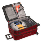 Briggs & Riley ZDX 66cm Medium Expandable 4 Wheel Spinner Suitcase in Brick - Image 9