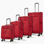 Rock Georgia 4 Piece Softside Luggage Set in Navy - Image 2