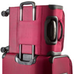 Rock Georgia 4 Piece Softside Luggage Set in Navy - Image 5