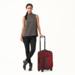 Briggs & Riley ZDX 53cm Carry-On Expandable 4 Wheel Spinner Suitcase in Brick