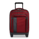 Briggs & Riley ZDX 53cm Carry-On Expandable 4 Wheel Spinner Suitcase in Brick - Image 6
