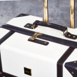 Rock Vintage 3 Piece Hardside Luggage Set in Navy - Image 13