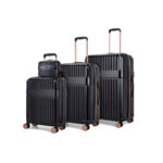 Rock Selene 4 Piece Hardside Luggage Set in Purple - Image 7