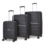 Rock Hydralite 3 Piece Hardside Luggage Set In Purple - Image 16