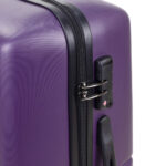 Rock Byron 3 Piece Hardside Luggage Set in Purple - Image 6