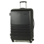 Rock Byron 3 Piece Hardside Luggage Set in Black - Image 7