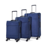 Rock Paris 3 Piece Softside Luggage Set in Purple - Image 19
