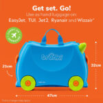 Trunki Ride On Hardside Case in Pink - Image 6