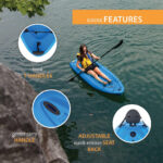 Lifetime Hydros 8ft 5" (256 cm) 1 Person Sit On Kayak With Paddle - Image 3