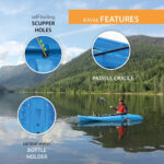 Lifetime Hydros 8ft 5" (256 cm) 1 Person Sit On Kayak With Paddle - Image 4