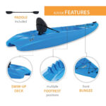 Lifetime Hydros 8ft 5" (256 cm) 1 Person Sit On Kayak With Paddle - Image 5