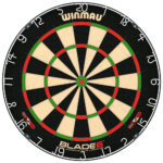 Winmau Blade 6 Dartboard with Darts & Oche Line - Image 2